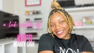 Beauty Cave Tour | From Storage Closet To Beauty Cave 💋