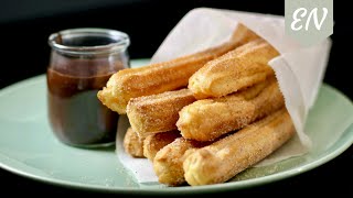 Homemade Churros Recipe (Not Fried!) + Chocolate Sauce || William's Kitchen