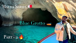 Boat ride into caves 🇲🇹 | Part 2 | Malta series | #bluegrotto #malta #tamil