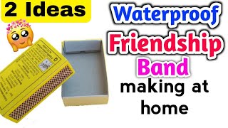 How To Make Friendship band | Friendship Band Making At Home | Easy Friendship Bracelets