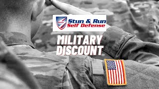 Stun & Run Self Defense Military Discount