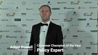 Insurance Times Awards 2019 Customer Champion of the Year - Insurer winner