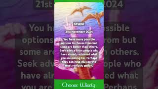 GEMINI ♊ TAROT TODAY 21st November 2024 #Gemini #Daily #reading #Tarot