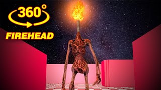 360 Video || FireHead (Experiment) Animation VR [4K]