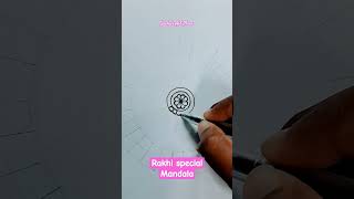 Happy Raksha bandhan| Rakhi special Mandala for beginners| #trending #shorts #short #rakhi