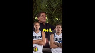 Luka Doncic or Dirk Nowitzki - Who would you rather have? ft Mark Cuban #shorts