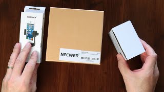 Unboxing the Neewer Motorized Camera Video Dolly with wireless remote