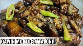 GAWIN MO ITO SA TALONG MAPAPA UNLI RICE KA SA SARAP | EGGPLANT RECIPE | TIPID ULAM TIPS