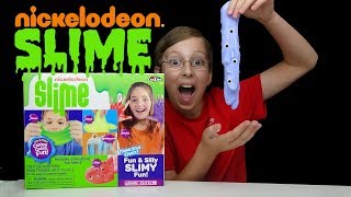 Testing $20 NICKELODEON SLIME DIY KIT From MICHAELS! Do The Slime Recipes Work? | COLLINTV