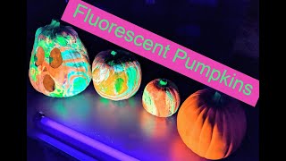 Fluorescent Hydrodip Pumpkins