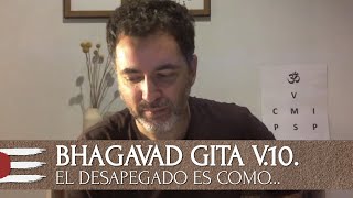 BHAGAVAD GITA 5.10 | El desapegado es como una flor de loto (capítulo 5, verso 10)