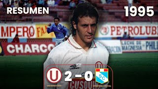 Universitario 2-0 S. Cristal | Resumen | Golazo de Alex Rossi | 1995⚽🎞