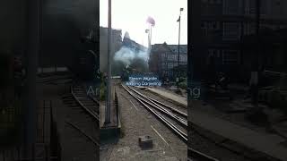 Steam Joyride Arriving Darjeeling station #shorts #dhr #steam #worldheritage