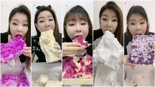 [solo] || only Ice Queen's ice eating asmr || full video || compilation