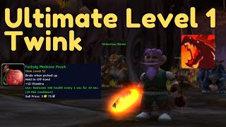 Ultimate Level 1 Twink, Furbolg Medicine Pouch - WoW Classic