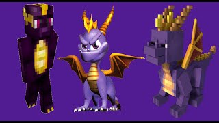 Spyro Worlds In Minecraft