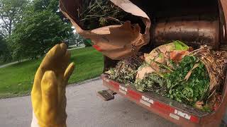 YARD WASTE DAY  part 2 - Gopro garbage man