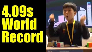 Yiheng Wang 4.09s World Record