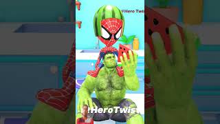 Spider-Man child hulk cartoon video #spiderman #cartoon #funny