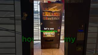 Bad week for Vending Machine 😳💵🔥 #vendingmachine #smallbusiness #shorts #money #asmr #mustwatch