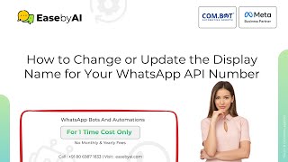 How to Change or Update the Display Name for Your WhatsApp API Number