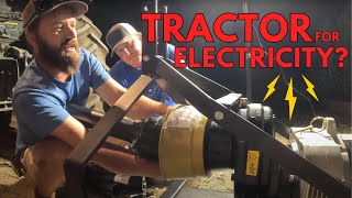 Can a TRACTOR Power My HOUSE?? PTO Generator