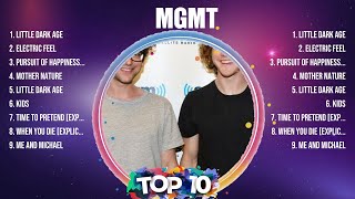 MGMT Greatest Hits 2024 - Pop Music Mix - Top 10 Hits Of All Time