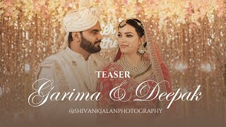 Garima & Deepak’s Beautiful Wedding Teaser | A Magical Journey Begins 💖✨ #wedding