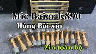 Mic Baiervires BS k890 Bãi xịn chính hãng đời cao về số lượng phục vụ ae hát hò