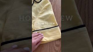 How to sew a simple cuff ✨#sewinglessons #sewingforbeginners #sewingtutorial #sewingideas