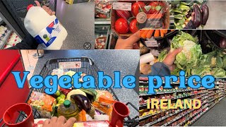 Vegetable availability in Ireland 🙄 | vegetable cost in Ireland | Grocery shopping in Ireland 😮