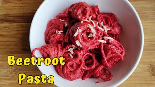 MUST-TRY😍 Beetroot Pasta | Beet Pasta Recipe | Pink Pasta