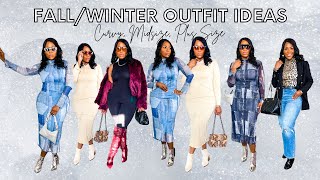 2022 EARLY WINTER OUTFIT IDEAS | SHOPPING MY CLOSET | Zara, Shein, Fashionnova, Amazon | Size 12/14