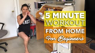 5 Minute Workout At Home For Beginners