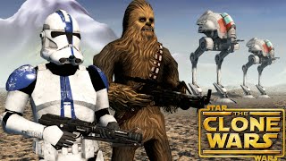 Clones | The 501st Legion & Wookiees vs DROID ARMY - Cinematic | Men of War: Star Wars Mod