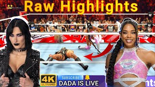 Rhea Ripley TAKES DOWN Bianca Belair in RAW Highlights Today