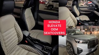 Honda elevate OEM type seatcovers | Honda elevate seatcovers | elevate customized interior