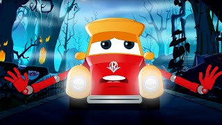 Halloween Rhymes for Kids | Halloween Car Cartoon videos  By Super Car Royce