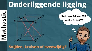 Onderlinge ligging van lijnen - Snijden, kruisen of evenwijdig?