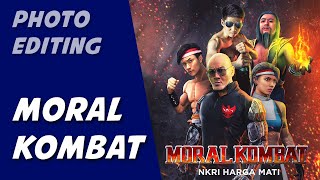 [PHOTOSHOP SPEEDART] Deddy Corbuzier - MORAL KOMBAT