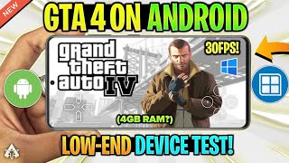 🔥 TESTING GTA 4 ANDROID ON *LOW-END* DEVICE | WINLATOR GLIBC GAMEPLAY!