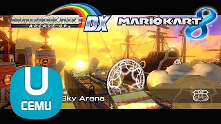 Sky Arena mod in MK8 CEMU 60fps (Mario Kart Arcade GP DX)