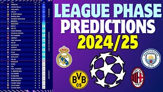 UEFA Champions League SHOCKERS! 2024/25 Predictions You Won't Believe