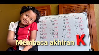 Belajar membaca akhiran k