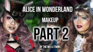 Alice in Wonderland Makeup Alice & White Rabbit by the Mei Li Twins