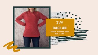 Pattern #2050 Ivy Cross Over Raglan Top Sew-A-Long Trish Newbery Design