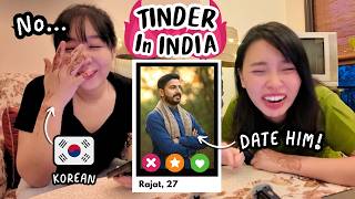 Single Korean Girl Finds Indian Men on Tinder! 🇮🇳