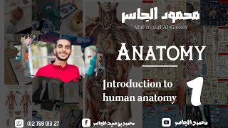 1 محاضرة كورس التشريح || مقدمة إلي علم التشريح introduction to human anatomy || محمود الجاسر