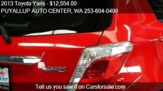 2013 Toyota Yaris L for sale in PUYALLUP, WA 98371 at the PU