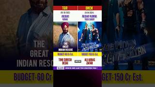 Akshay Kumar Upcoming Movies | The Great Indian Rescue Vs Bade Miyan Chote Miyan | #shorts